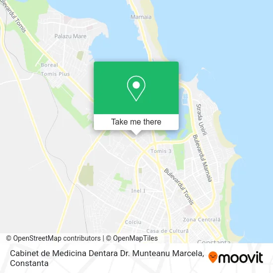 Cabinet de Medicina Dentara Dr. Munteanu Marcela map