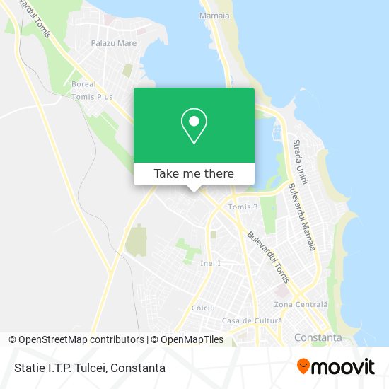 Statie I.T.P. Tulcei map