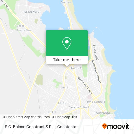 S.C. Balcan Construct S.R.L. map