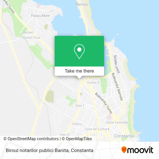 Biroul notarilor publici Banita map