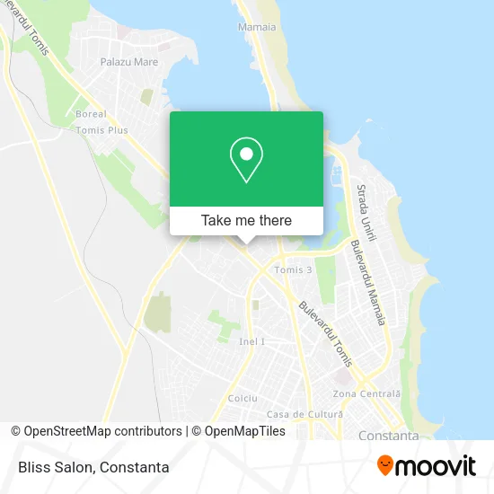 Bliss Salon map