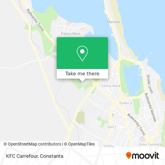 KFC Carrefour map