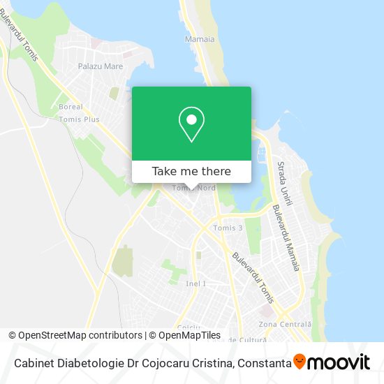 Cabinet Diabetologie Dr Cojocaru Cristina map