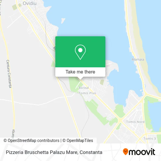 Pizzeria Bruschetta Palazu Mare map