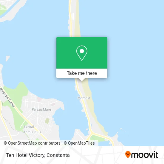 Ten Hotel Victory map