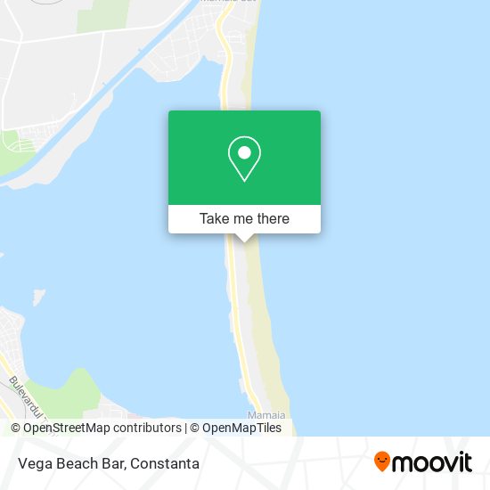 Vega Beach Bar map