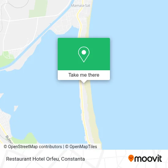 Restaurant Hotel Orfeu map