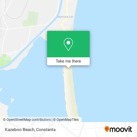 Kazeboo Beach map