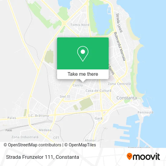 Strada Frunzelor 111 map