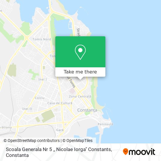 Scoala Generala Nr 5 ,, Nicolae Iorga" Constants map