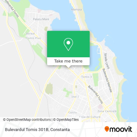 Bulevardul Tomis 301B map