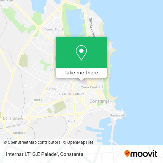 Internat LT" G.E Palade" map