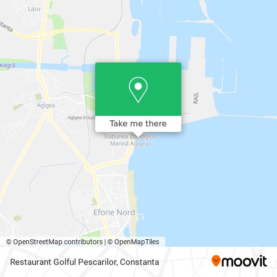 Restaurant Golful Pescarilor map