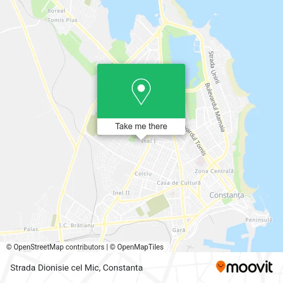 Strada Dionisie cel Mic map