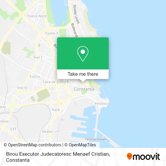 Birou Executor Judecatoresc Menaef Cristian map