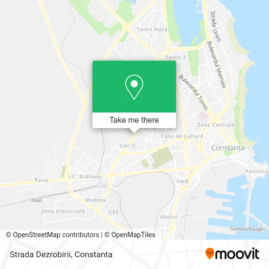Strada Dezrobirii map
