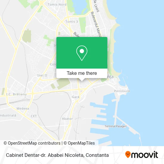 Cabinet Dentar-dr. Ababei Nicoleta map