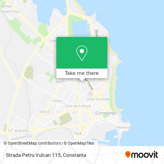 Strada Petru Vulcan 115 map