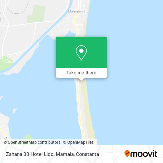 Zahana 33 Hotel Lido, Mamaia map