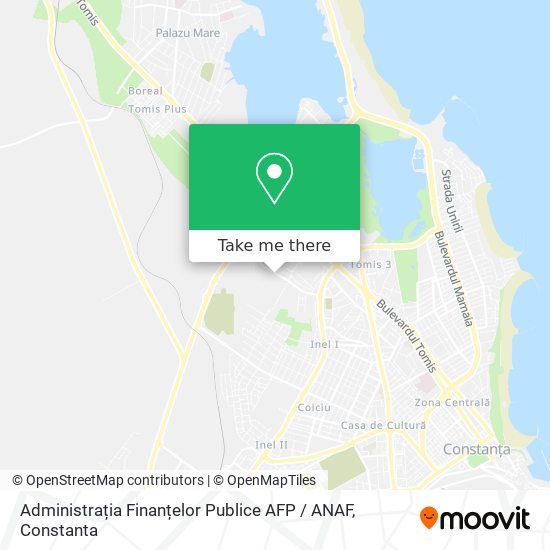 Administrația Finanțelor Publice AFP / ANAF map