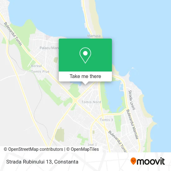 Strada Rubinului 13 map