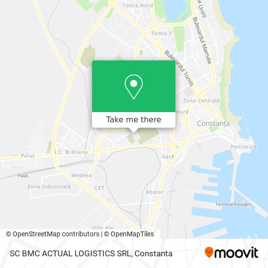 SC BMC ACTUAL LOGISTICS SRL map
