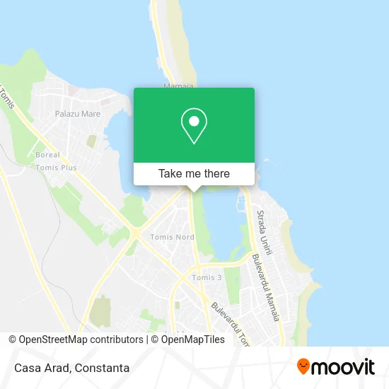Casa Arad map