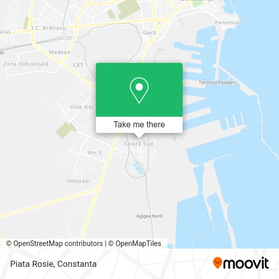 Piata Rosie map