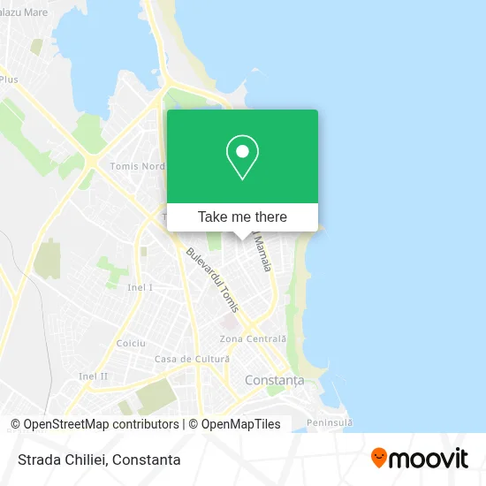 Strada Chiliei map