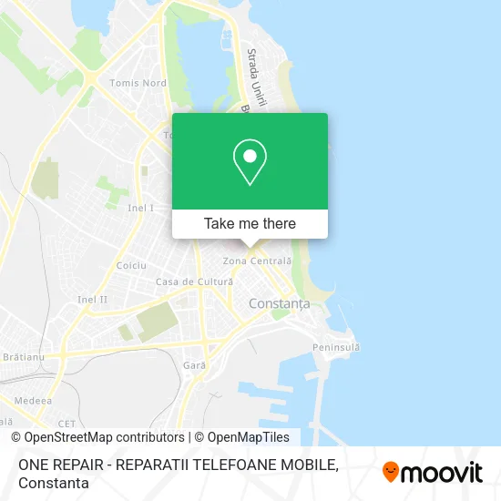 ONE REPAIR - REPARATII TELEFOANE MOBILE map