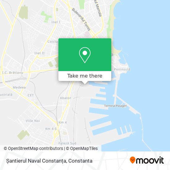 Șantierul Naval Constanța map