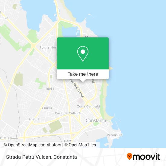 Strada Petru Vulcan map