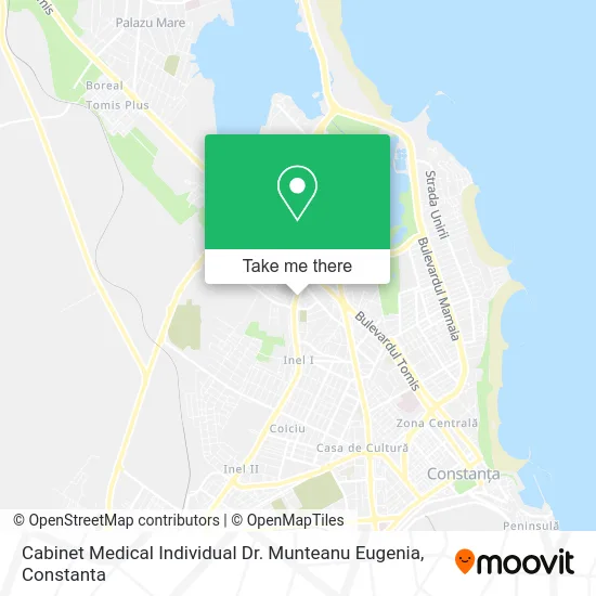 Cabinet Medical Individual Dr. Munteanu Eugenia map