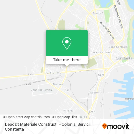 Depozit Materiale Constructii - Colonial Servicii map