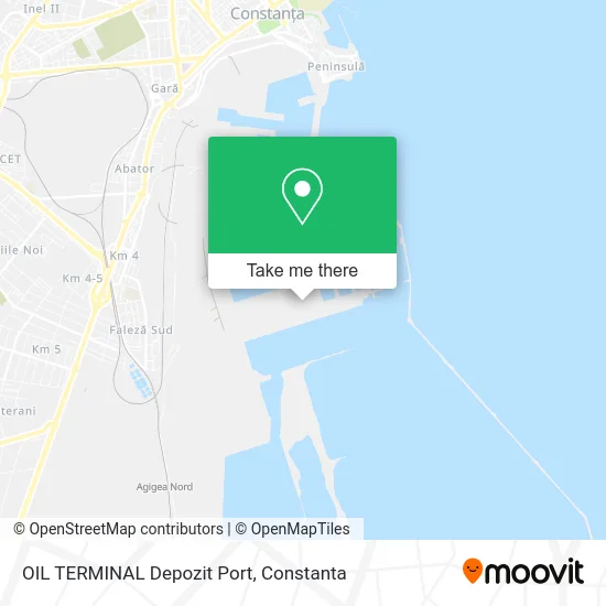 OIL TERMINAL Depozit Port map