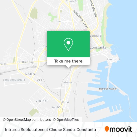 Intrarea Sublocotenent Chiose Sandu map