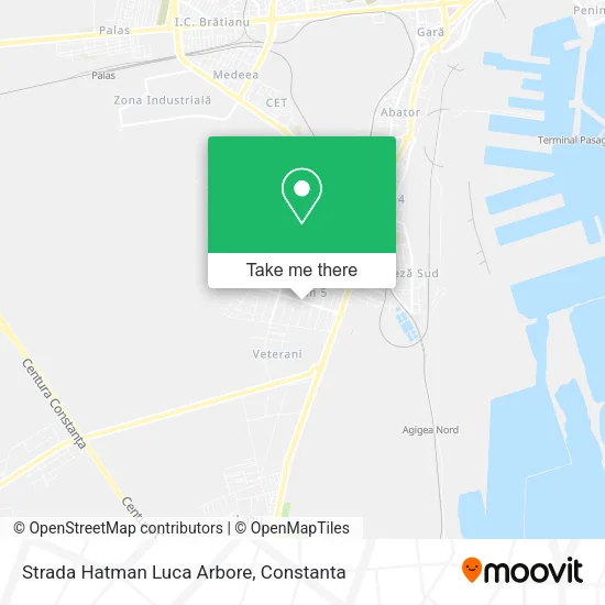 Strada Hatman Luca Arbore map