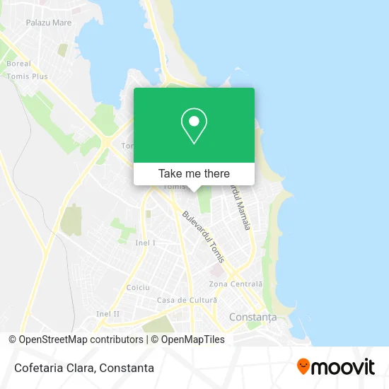 Cofetaria Clara map