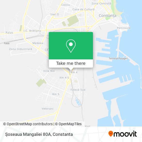 Şoseaua Mangaliei 80A map
