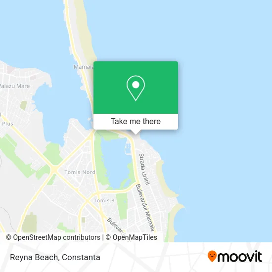 Reyna Beach map