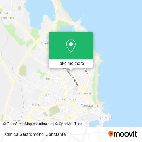 Clinica Gastromond map