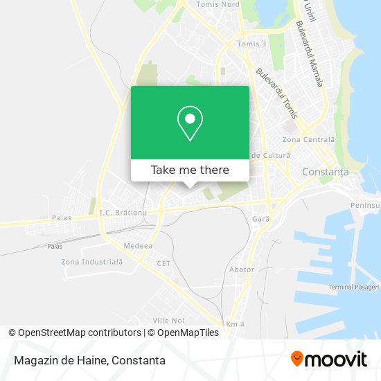 Magazin de Haine map