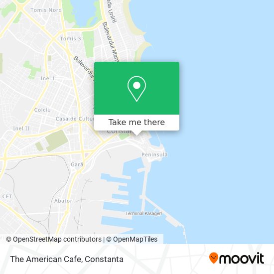 The American Cafe map