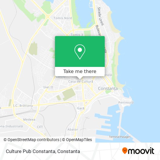 Culture Pub Constanta map
