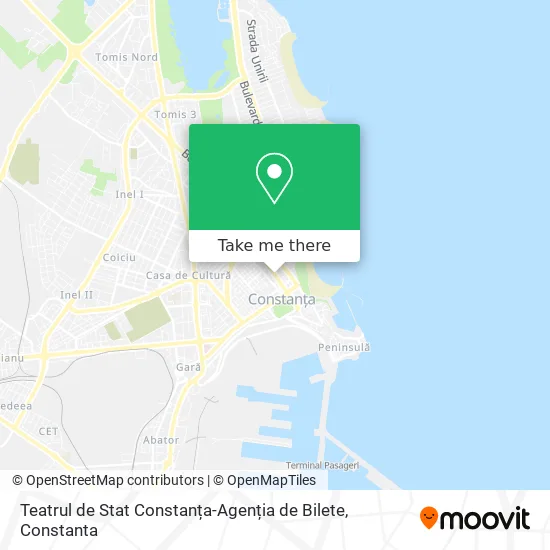 Teatrul de Stat Constanța-Agenția de Bilete map