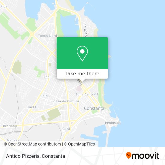 Antico Pizzeria map