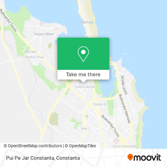 Pui Pe Jar Constanta map