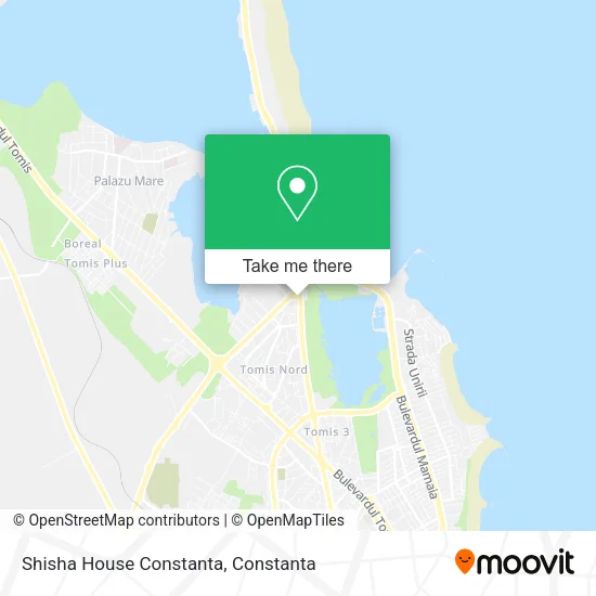 Shisha House Constanta map