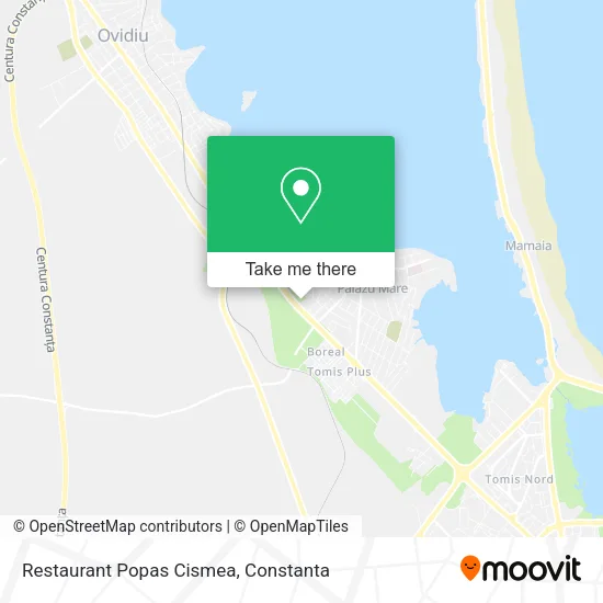 Restaurant Popas Cismea map