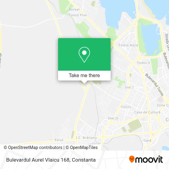 Bulevardul Aurel Vlaicu 168 map